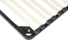 A close-up view of a bed frame's slatted base. Náhled obrázku produktu