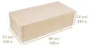 Creative Deco Effen Houten Kist Ongeverfd, 24 x 11,3 x 7,2 Productafbeelding-voorbeeld 2