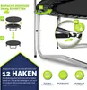 KIDUKU Trampolin Abdeckung Ø244 cm - Schwarz Regenplane Produktbild-Vorschau 3