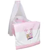 Baby-Delux Babybett Kinderbett Natalie Princess 70x140 Weiß Produktbild-Vorschau 2