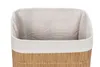 Koš na prádlo G21 72 l, ratanový design s bílým košem Náhled obrázku produktu 7