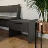Panca da pranzo per la sala da pranzo Vicco Roman Nero 53.5 Anteprima dell’immagine prodotto 3