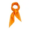 Nickituch Seidentuch orange Seide 55x55cm Produktbild-Vorschau 2