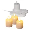 A set of LED candles with a charging base and USB-C cable. Náhled obrázku produktu