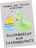 Mr. & Mrs. Panda Postkarte Buchhändler Leidenschaft - Grau Produktbild-Vorschau 1