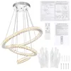 60W LED Kristall Deckenleuchte, Moderne Pendelleuchte Rund Produktbild-Vorschau 12