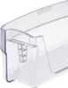 A close-up view of a clear plastic refrigerator shelf insert or bottle holder. Voir les images du produit