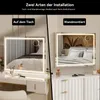 Puluomis kosmetické zrcadlo 70x55 cm stmívatelné s LED Náhled obrázku produktu 4