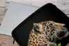 MuchoWow® Laptop Hülle 15 Zoll Jaguar - Schwarz - Pflanzen Produktbild-Vorschau 4