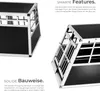 tectake® Hundetransportbox doppel mit gerader Rückwand mit Produktbild-Vorschau 3