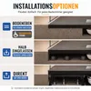 Dalsys Duschwanne 120x90cm mit Ablaufgarnitur - flache Produktbild-Vorschau 5