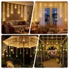 LED Lichtervorhang Sterne Weihnachtsbeleuchtung Warmweiß Produktbild-Vorschau 9