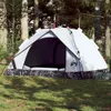 vidaXL Kuppel-Campingzelt 3 Personen Weiß Verdunkelt Quick Produktbild-Vorschau 2