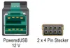 Kabel PoweredUSB 12V (Stecker) > 2x4 Pin (Stecker) Produktbild-Vorschau 4