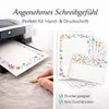 Friendly Fox Briefpapier Set "Blumen", DIN A4 Briefpapier Produktbild-Vorschau 8