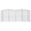 vidaXL Gabionen-Hochbeet mit Hochbogen 200x50x100 cm Produktbild-Vorschau 3