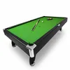 A billiard table with balls and a cue stick on a white background. Podgląd zdjęcia produktu