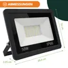 KRUMAD LED Strahler mit Bewegungsmelder Außen 50W – Produktbild-Vorschau 4