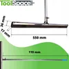 ToolSpace Raschietto per acqua 55 cm con manico da 120 cm Anteprima dell’immagine prodotto 5
