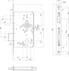 Zamek paniczny wpuszczany BKS 1201 Fkt.E rd 24/65/72/9mm Podgląd zdjęcia produktu 7