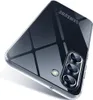 A clear protective case for a Samsung smartphone, shown from a diagonal angle on a white background. Voir les images du produit