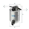 Kraftstofffilter UFI 24.020.01 für INFINITI QX70 SUV Produktbild-Vorschau 14
