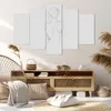 Bild auf Leinwand - Leinwandbild - 5 Teile - Körper Frau Produktbild-Vorschau 7