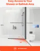 VEVOR Porta per bagno-doccia senza telaio (864 x 1397 mm/W Anteprima dell’immagine prodotto 6