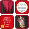 A collage of four images showing details of a Harry Potter Gryffindor robe. Anteprima dell’immagine prodotto