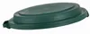 A green trash can lid is shown against a white background. Produktbild-Vorschau