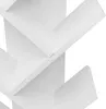 EUGAD Bücherregal Standregal Mit 9 Ebenen, Weiß, 40x127x20 Produktbild-Vorschau 6