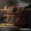 Portabottiglie Roxlin per 6 casse – scaffale in metallo con Anteprima dell’immagine prodotto 2