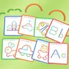 Montessori drewniana układanka z patyczkami i pierścieniami Podgląd zdjęcia produktu 8