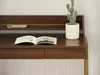 Scrivania minimalista RENO - noce / oro Anteprima dell’immagine prodotto 8
