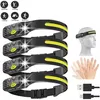 4PCS. Lampe frontale LED, Projecteur à capteur USB Voir les images du produit 1