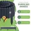 be4nature Bordure roulante flexible en bois 100 x 30 cm Voir les images du produit 4