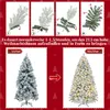 Yaheetech 213cm Künstlicher Weihnachtsbaum mit Schnee & 350 Produktbild-Vorschau 8