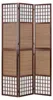 Homestyle4u Paravent Raumteiler 3 teilig Blickdicht Holz Produktbild-Vorschau 18