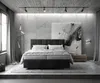 DELIFE Boxspringbett Dream-Fine 160x200 cm Mikrofaser Produktbild-Vorschau 2