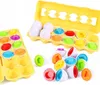 Interaktívny vzdelávací triedič, farebné vajíčka, puzzle na Náhľad obrázku produktu 3