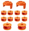12er-Pack Ersatz-Kabelspulen für Rasentrimmer, 1,65 mm Produktbild-Vorschau 1