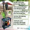TTL GARDEN Gartengeräte Ständer 61x58x31cm Gerätehalter Produktbild-Vorschau 3