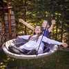 nabbi Detská hojdačka Nest 95 cm - čierna / antracit Náhľad obrázku produktu 13