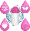 A water filter cartridge is shown in the center, surrounded by four pink droplet-shaped graphics illustrating product features. Náhled obrázku produktu