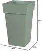 Pot polypropylène EDA 13635 v.la Diam.39 L.39 x l.39 x H.65 Voir les images du produit 8
