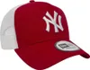 Cappellino New Era 9Forty Trucker Clean NY Yankees Scarlet Anteprima dell’immagine prodotto 3