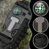 Survival náramok paracord 5v1 kompas kresadlo píšťalka Náhľad obrázku produktu 10