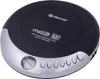 A black and silver portable CD player with buttons on the front. Podgląd zdjęcia produktu