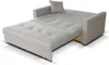 A light gray sofa bed, partially unfolded, displayed on a white background. Náhled obrázku produktu