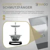 HAGO24 Einbauspüle 68x45cm Edelstahl Küchenspüle Spülbecken Produktbild-Vorschau 5